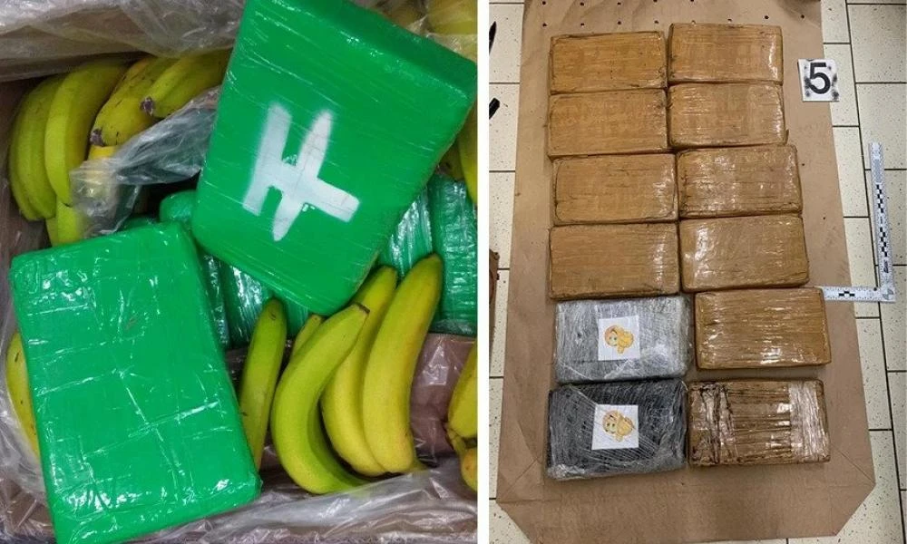 Σοκ στην Τσεχία: Εργαζόμενοι σε σούπερ μάρκετ ανακάλυψαν μισό τόνο κοκαΐνης σε φορτία μπανάνας